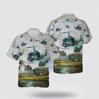 Army Hawaiian Shirt, Us Army Iroquois Huey Hawaiian Shirt | Newhawaiianshirts DE