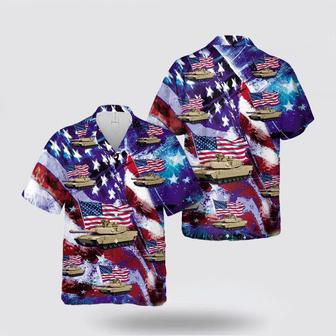 Army Hawaiian Shirt, Us Army Abrams Of July Hawaiian Shirt | Newhawaiianshirts DE