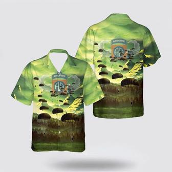 Army Hawaiian Shirt, Us Army Airborne Division, National Airborne Day Hawaiian Shirt | Newhawaiianshirts DE