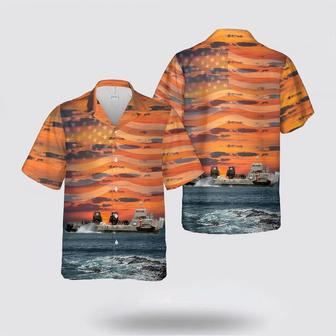 Army Hawaiian Shirt, Us Army (Lighter Air Cushion Vehicle 30 Ton) Hovercraft Transports Hawaiian Shirt | Newhawaiianshirts CA