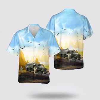 Army Hawaiian Shirt, Us Army Airfield Fuel Truck Hawaiian Shirt, Military Hawaiian Shirt | Newhawaiianshirts CA