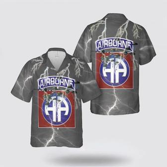 Army Hawaiian Shirt, Us Army Airborne Division Paratroopers Hawaiian Shirt | Newhawaiianshirts