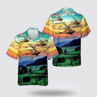 Army Hawaiian Shirt, Us Army Kiowa Warrior Helicopter Squadron, Cavalry Regiment Cavalry Regiment) Hawaiian Shirt | Newhawaiianshirts UK