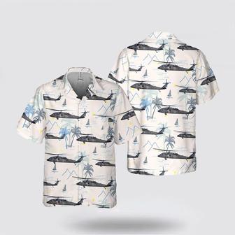 Army Hawaiian Shirt, Us Army Sikorsky Medevac Black Hawk Helicopter Pocket Hawaiian Shirt | Newhawaiianshirts AU