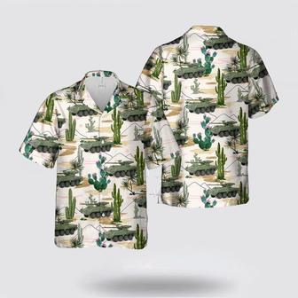 Army Hawaiian Shirt, Stryker Mgs Armored Fighting Vehicle Us Army 2007 Hawaiian Shirt, Military Hawaiian Shirt | Newhawaiianshirts AU