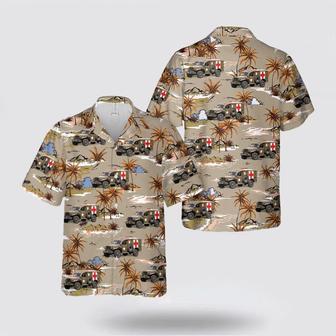 Army Hawaiian Shirt, Us Army Medical Corps, Dodge Field Ambulance (1943) Hawaiian Shirt | Newhawaiianshirts UK