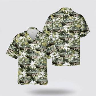 Army Hawaiian Shirt, Us Army Stryker Command Vehicle Hawaiian Shirt | Newhawaiianshirts AU