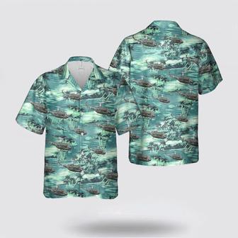 Army Hawaiian Shirt, Us Army Ahc Outlaws Huey Hawaiian Shirt, Military Hawaiian Shirt | Newhawaiianshirts CA