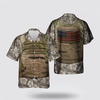 Army Hawaiian Shirt, Us Army Tactical Vest Hawaiian Shirt | Newhawaiianshirts AU