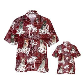 Australian Cattle Hawaiian Shirt, All Over Printed Dog Hawaii Shirt Short Sleeve | Newhawaiianshirts AU