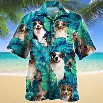 Australian Shepherd Dog Lovers Hawaiian Style For Summer Hawaiian Shirt, Farm Hawaiian Shirt, Farmer Hawaii | Newhawaiianshirts AU