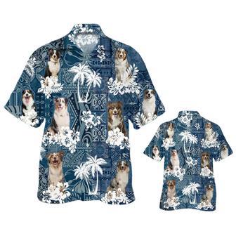 Australian Shepherd Hawaiian Shirt, Aloha Beach Shirt For Dog Lovers, Summer Dog Hawaii Beach Shirts | Newhawaiianshirts AU