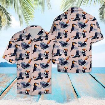 Awesome Toucan Hawaiian Shirt, Hawaii Shirt For Men, Short Sleeves Beach Shirt, Gift For Him | Newhawaiianshirts DE