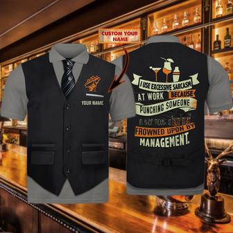 Bartender Personalized Polo Shirt - Professional Comfortable And Durable For Mixologists - Monsterry AU