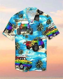 Beach Shirt Hawaii Shirt Jee Car Lgbt Beach , Aloha Shirt For Gaymer | Newhawaiianshirts AU