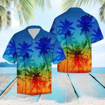 Beach Shirt Lgbt Coconut Palm Hawaii Shirt , Pride Hawaiian Shirt | Newhawaiianshirts AU