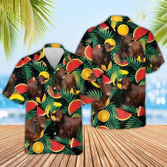 Beefmaster Watermelon Hawaiian Shirt, Farm Hawaiian Shirt, Farmer Hawaii | Newhawaiianshirts AU