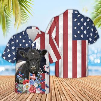 Belted Galloway Of July Hawaiian Shirt, Farm Hawaiian Shirt, Farmer Hawaii | Newhawaiianshirts AU