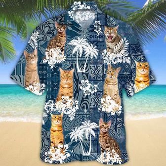 Bengal Hawaiian Shirt For Summer Travel, Cat Hawaiian Shirt For Man And Woman, For Cat Lovers | Newhawaiianshirts UK