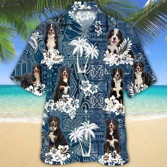 Bernese Mountain Hawaiian Shirt For Dog Lovers, Hawaiian Dog Shirt For Dad, Dog Lovers Gifts | Newhawaiianshirts AU