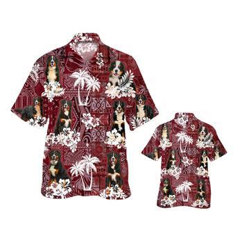 Bernese Mountain Hawaiian Shirt, Animal Hawaiian Shirt For Her Him, Hawaii Shirts | Newhawaiianshirts AU