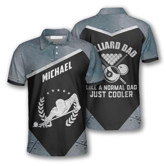 Billiard Dad Like A Normal Dad Just Cooler Custom Billiard Shirts For Men, Gift For Dad Billiard - Monsterry