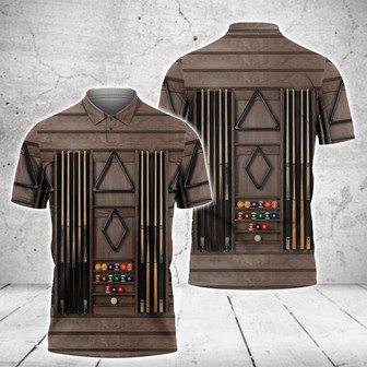 Billiard Polo Shirt Funny Billiard Shirt Gift For Billiard Lovers - Monsterry