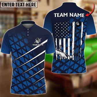 Billiards Ball 8 To The New America ,Personalized Name Team Multicolor Options Polo Shirt - Monsterry DE