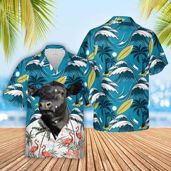 Black Angus Funny Hawaiian Shirt, Farm Hawaiian Shirt, Farmer Hawaii | Newhawaiianshirts AU