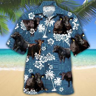 Black Angus Hawaii Shirt Black Angus Cattle Lovers Hawaiian Shirt | Newhawaiianshirts AU