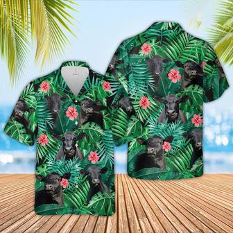 Black Angus Hawaiian Shirt, Farm Hawaiian Shirt, Farmer Hawaii | Newhawaiianshirts AU