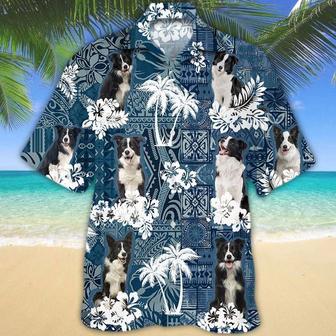 Border Collie Hawaiian Shirt, Aloha Hawaii Beach Shirts For Dog Lovers | Newhawaiianshirts AU