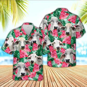 Brahman Watermelon Hawaiian Shirt, Farm Hawaiian Shirt, Farmer Hawaii | Newhawaiianshirts AU