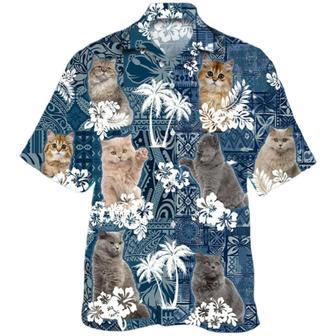 British Longhair Hawaiian Shirt For Cat Lovers, Cat In Hawaiian Shirt, Full Print Animal Hawaii Beach Shirts | Newhawaiianshirts DE