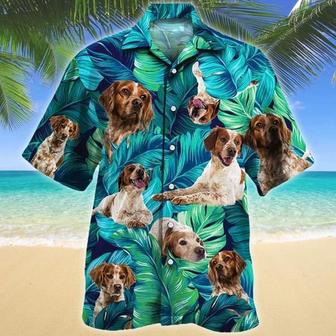 Brittany Dog Lovers Hawaiian Style For Summer Hawaiian Shirt, Farm Hawaiian Shirt, Farmer Hawaii | Newhawaiianshirts AU