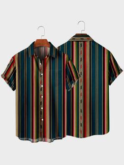 Casual Striped Hawaiian Shirt, Aloha Hawaii Shirt, Beach Hawaiian Shirt | Newhawaiianshirts AU