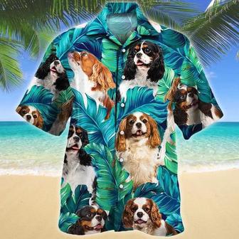 Cavalier King Charles Spaniel Dog Lovers Hawaiian Style For Summer Hawaiian Shirt, Farm Hawaiian Shirt, Farmer Hawaii | Newhawaiianshirts AU