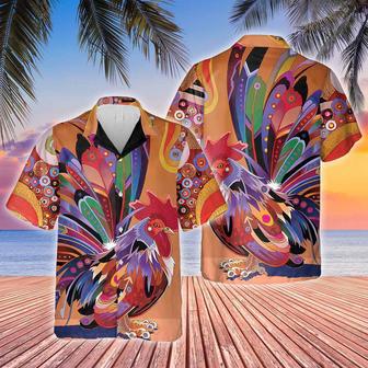 Chicken Art Hawaiian Shirt, Farm Hawaiian Shirt, Farmer Hawaii | Newhawaiianshirts AU