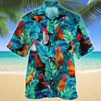 Chicken Leaf Hawaiian Shirt, Farm Hawaiian Shirt, Farmer Hawaii | Newhawaiianshirts AU