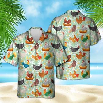 Chicken Pattern Hawaiian Shirt, Farm Hawaiian Shirt, Farmer Hawaii | Newhawaiianshirts AU