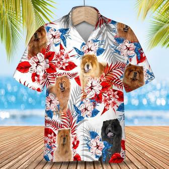 Chow Chow Hawaiian Shirt For Adults, Dog Hawaii Aloha Beach Shirts, Summer Hawaiian Shirt For Dog Lover | Newhawaiianshirts AU