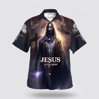 Christian Hawaiian Shirt, Jesus Is My Savior Hawaiian Shirt, The Resurrection Of Jesus Christ Hawaiian Shirts | Newhawaiianshirts CA