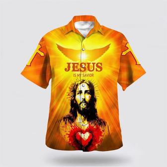 Christian Hawaiian Shirt, Jesus Is My Savior Hawaiian Shirts, Christ Of The Sacred Heart Hawaiian Shirts | Newhawaiianshirts AU