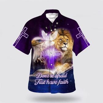 Christian Hawaiian Shirt, Don't Be Afraid Just Have Faith Hawaiian Shirt | Newhawaiianshirts DE