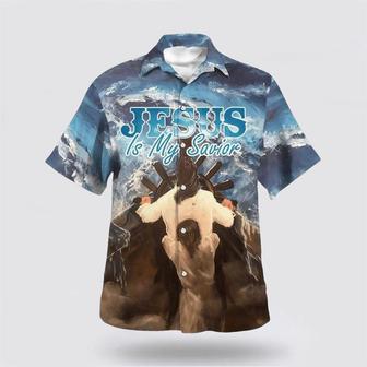 Christian Hawaiian Shirt, Jesus Is My Savior Unique For Friend Christian Hawaiian Shirt | Newhawaiianshirts CA