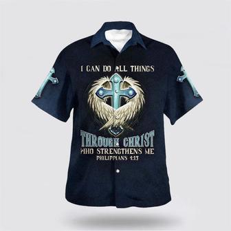 Christian Hawaiian Shirt, Bible Verse I Can Do All Things Through Christ Who Strengthens Me Religion Hawaiian Shirt | Newhawaiianshirts DE