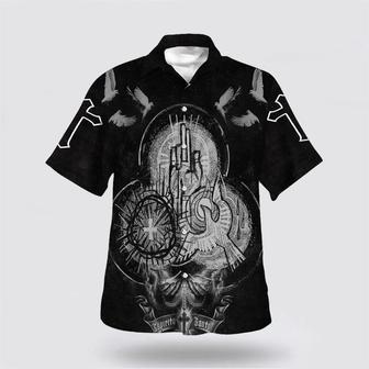 Christian Hawaiian Shirt, Hand God Prayer Hawaiian Shirts | Newhawaiianshirts CA