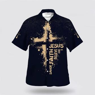 Christian Hawaiian Shirt, Jesus Faith Savior Believe God Hope Hawaiian Shirts | Newhawaiianshirts DE