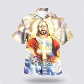 Christian Hawaiian Shirt, Jesus Is My Savior Jesus Smile Hawaiian Shirts | Newhawaiianshirts CA