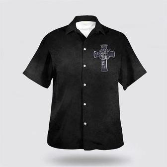 Christian Hawaiian Shirt, Jesus Is My God My King My Lord My Everything Faith Christian Cross Hawaiian Shirt | Newhawaiianshirts UK